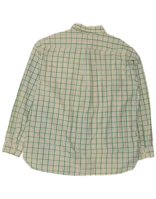 Camisa masculina Tommy Hilfiger 2XL algodão xadrez verde