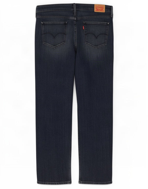 Calça jeans feminina Levi's 314 Shaping Straight US 20 3XL W38 L30 azul marinho algodão