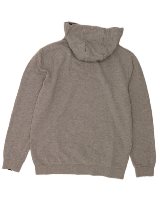 Ellesse moletom com capuz masculino grande algodão cinza