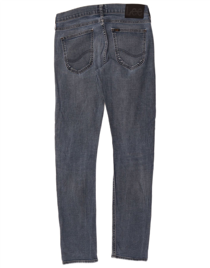 Lee Mens Luke Slim Jeans W30 L32 Azul Algodão