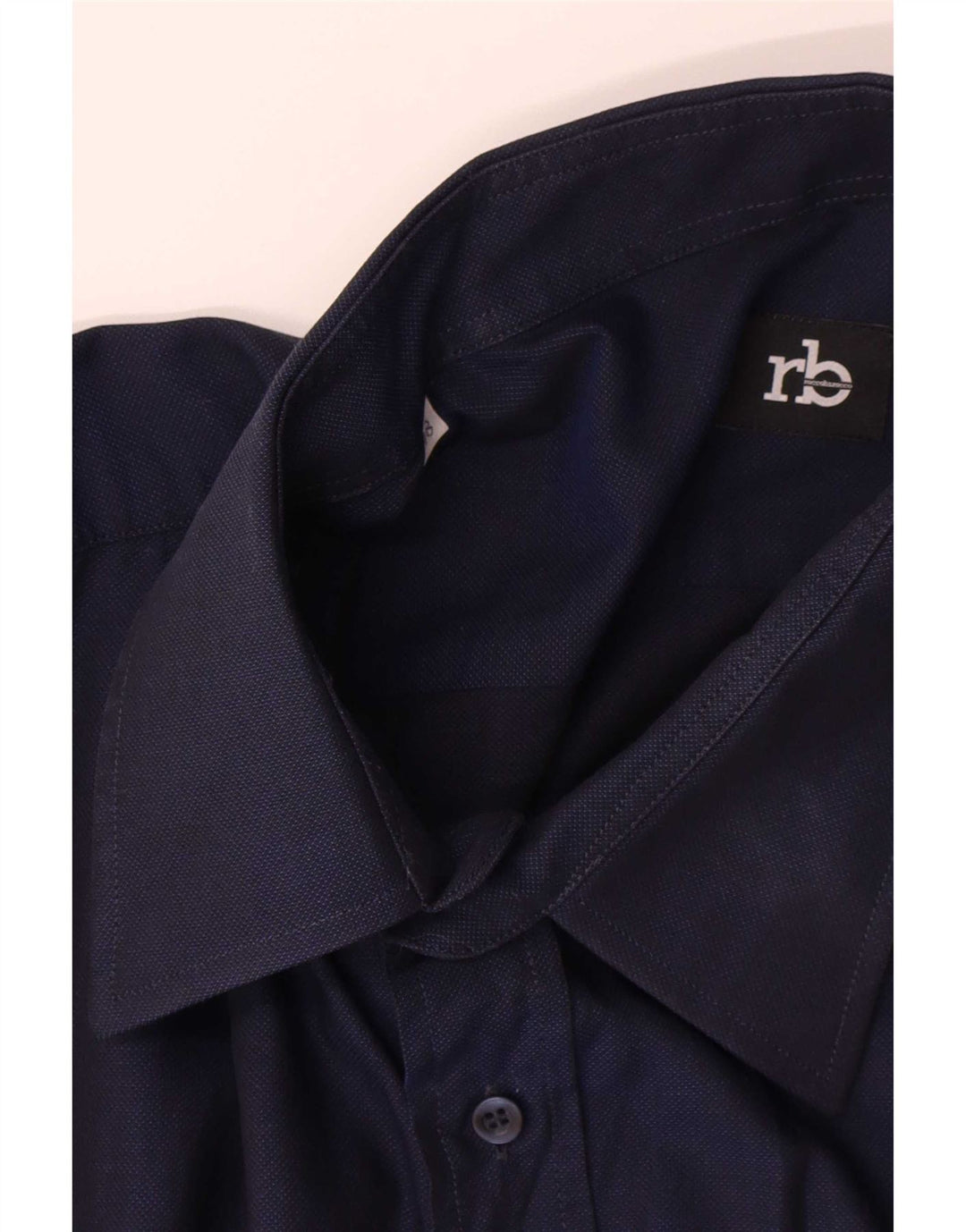 Camisa masculina Roccobarocco tamanho 48 2XL algodão azul marinho
