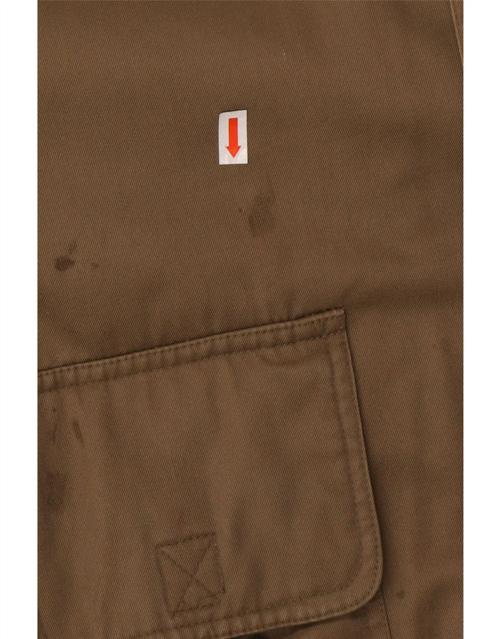 Jaqueta utilitária masculina UNIVERS com capuz IT 52 XL algodão marrom