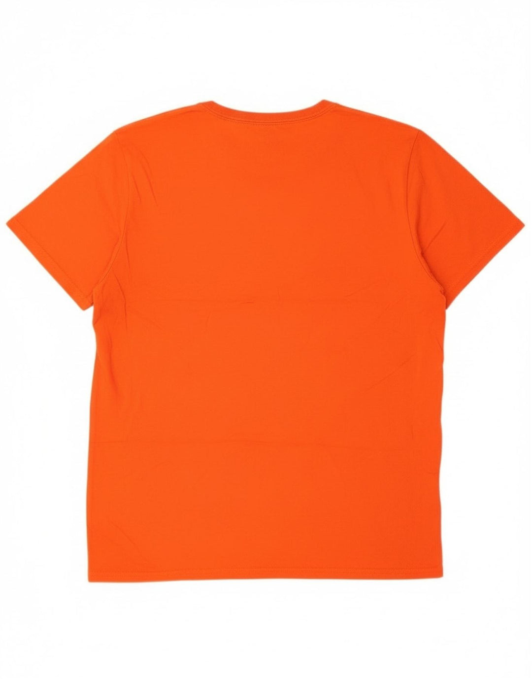 Russell Athletic Mens Camiseta Top Médio Algodão Laranja