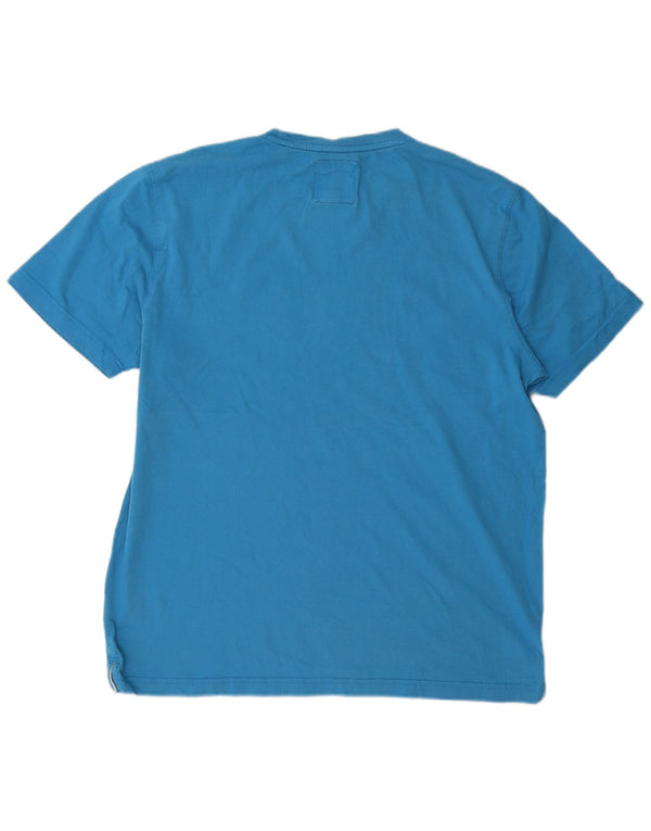 Camiseta masculina Crew Clothing Top XL algodão azul