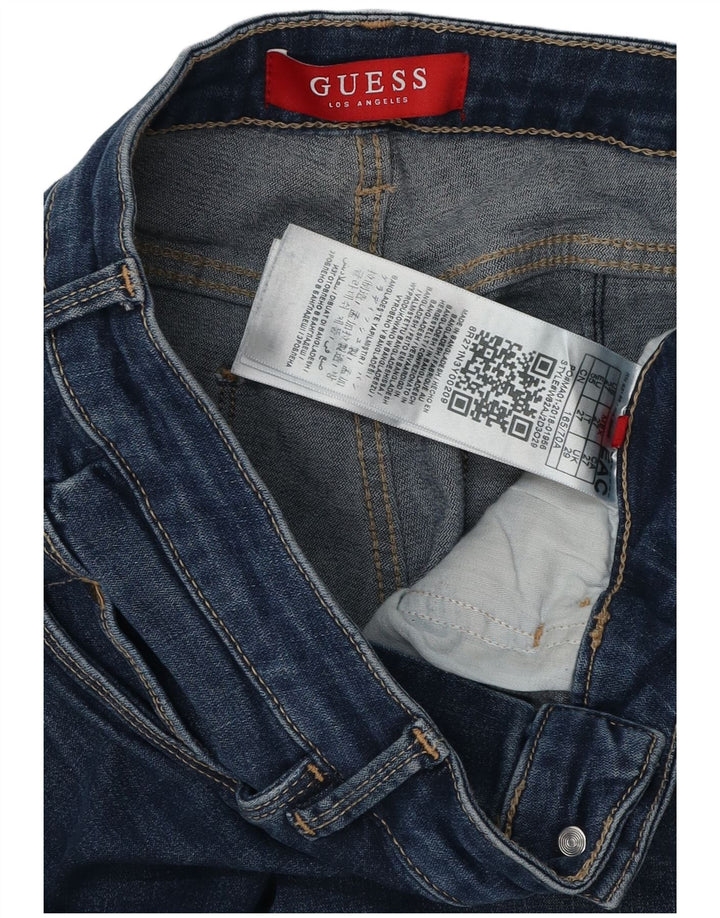 Calça jeans skinny feminina GUESS W29 L28 azul marinho algodão