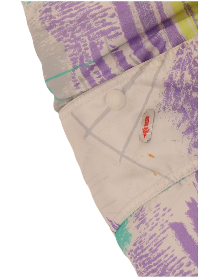 Macacão de esqui feminino Golden Team IT 44 médio roxo colorblock poliamida