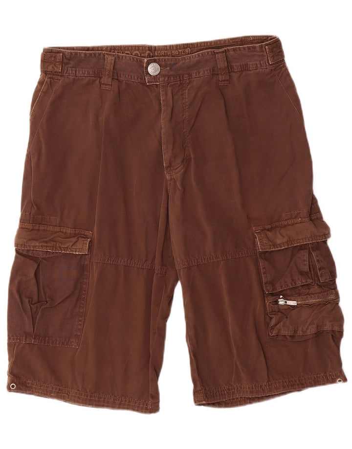 Shorts cargo masculino North Sails IT 54 2XL W32 algodão marrom