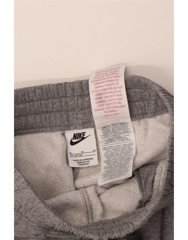 NIKE Meninos Calças de treino Joggers 10-11 anos Médio Cinza Algodão