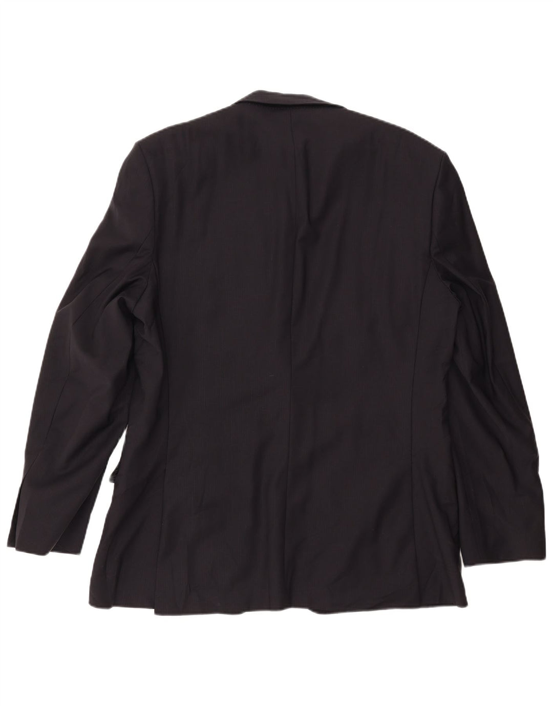 Jaqueta blazer masculina ZARA com 2 botões EU 54 XL lã azul marinho