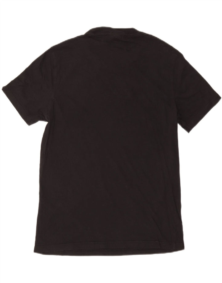 Camiseta gráfica masculina Champion de algodão preto médio