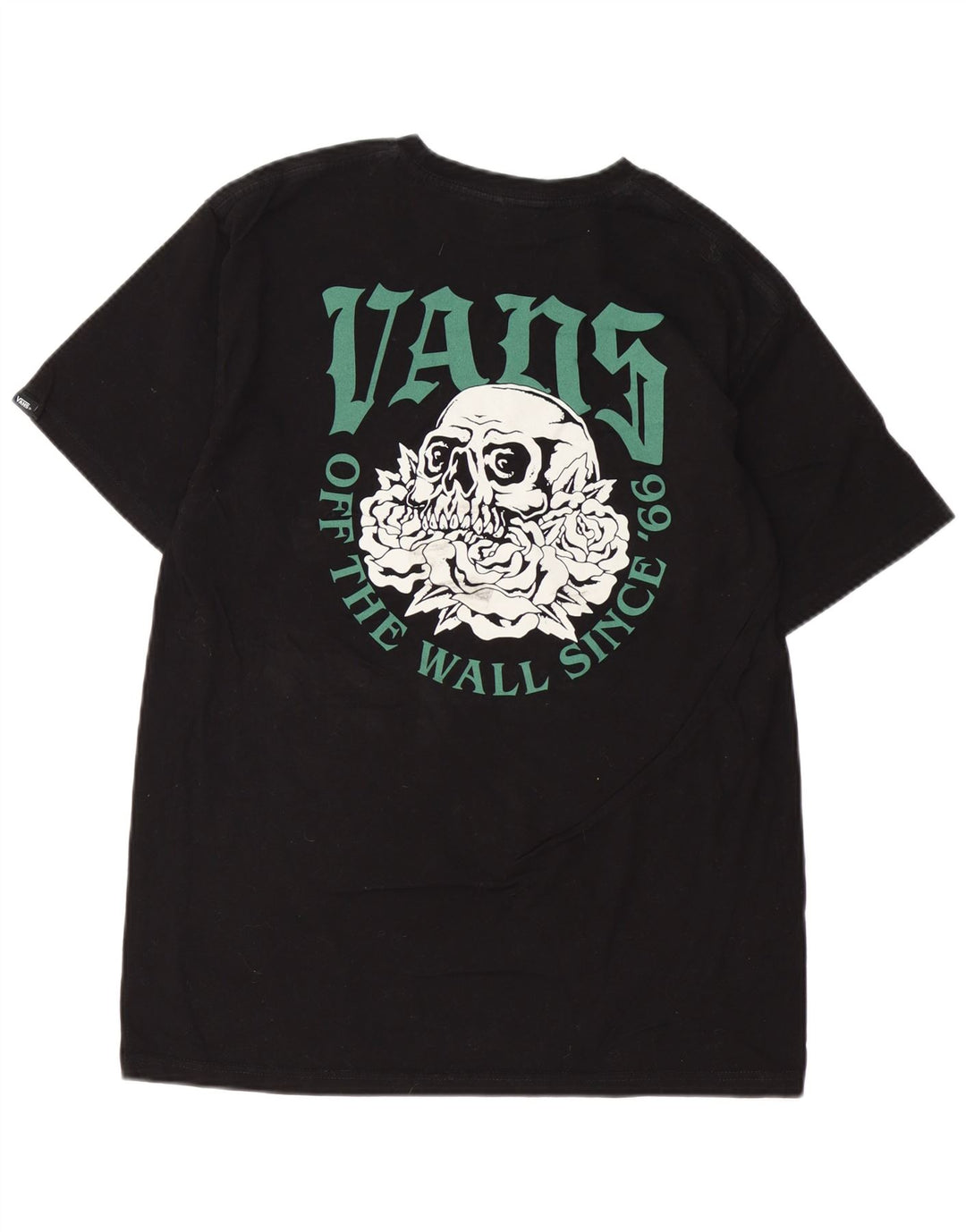 Camiseta masculina VANS Classic Fit Graphic Top Médio Algodão Preto