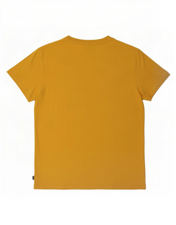 Camiseta masculina Superdry Top grande algodão amarelo