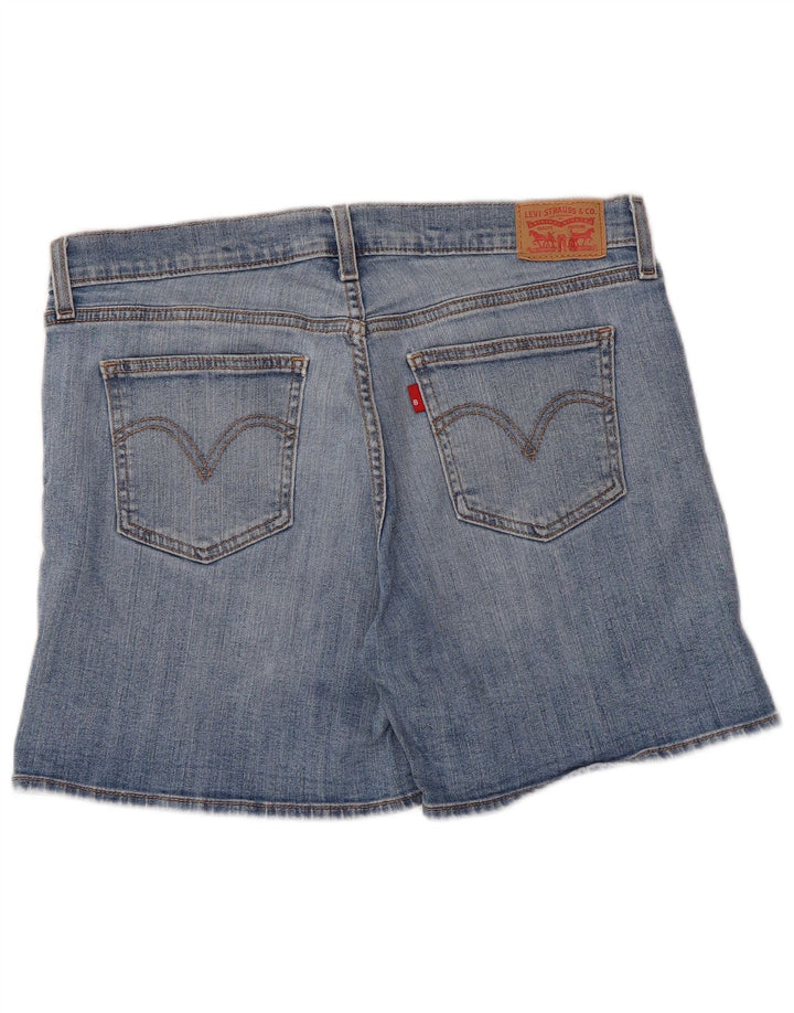 Shorts jeans feminino LEVI'S W31 algodão azul médio