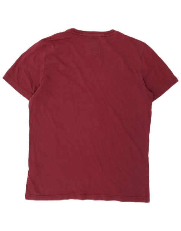Crew Clothing Mens Camiseta Top Médio Algodão Marrom