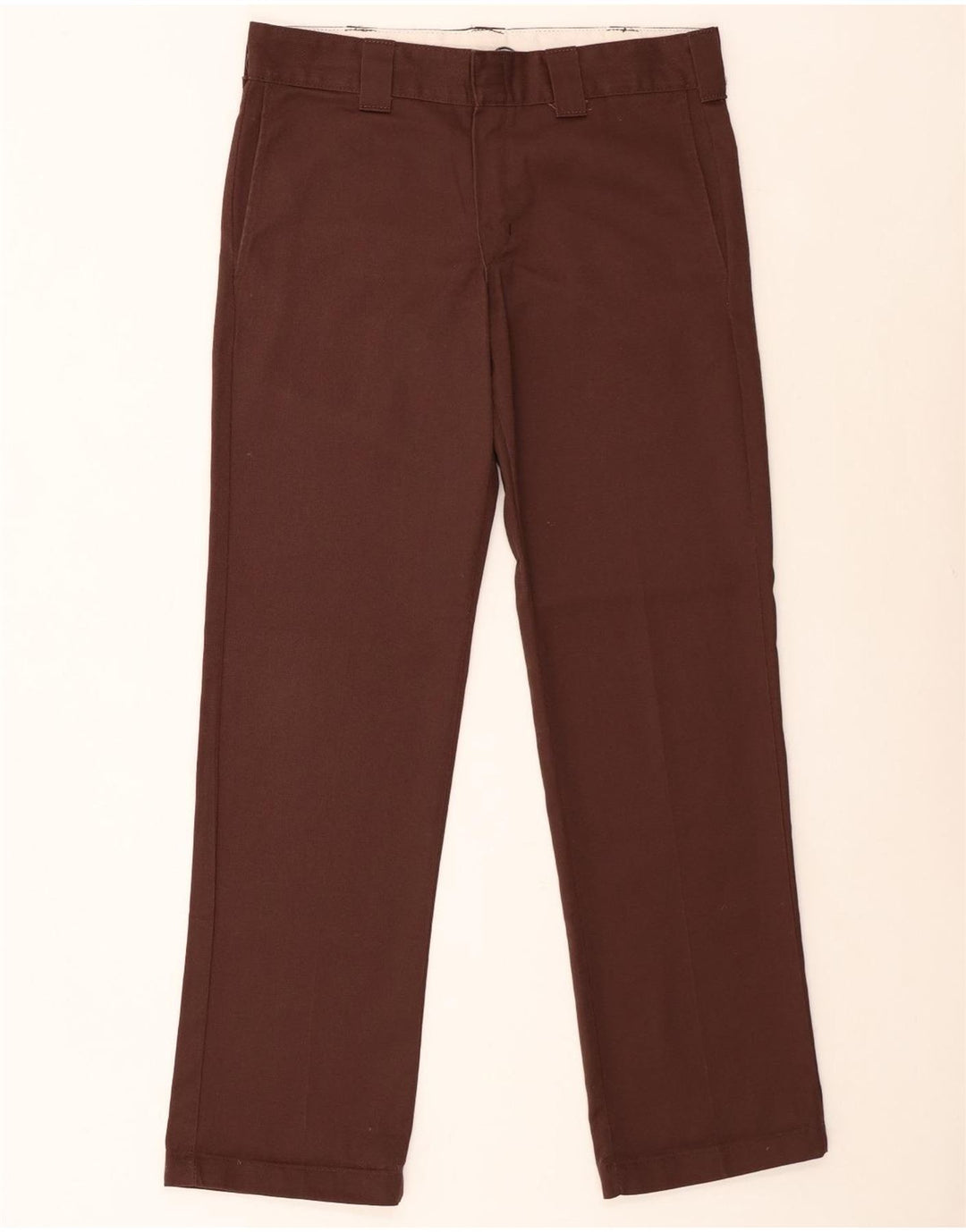 Calças Chino retas masculinas Dickies W32 L31 marrom