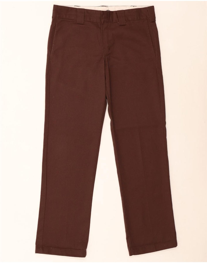 Calças Chino retas masculinas Dickies W32 L31 marrom