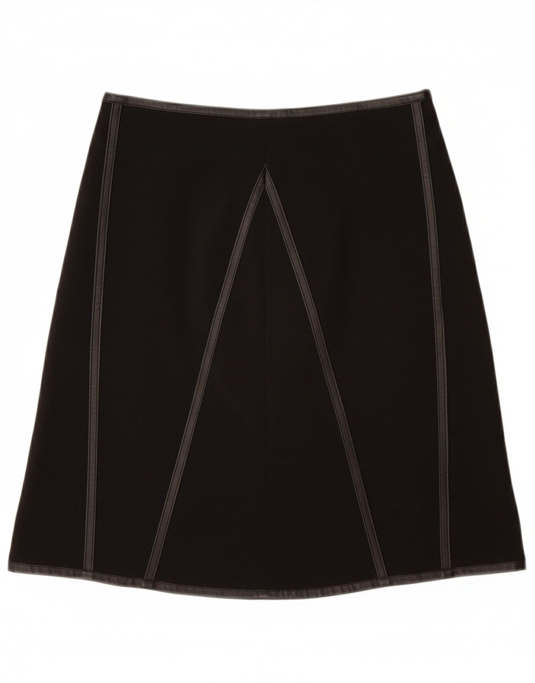 Saia evasê feminina VINTAGE W28 médio preto