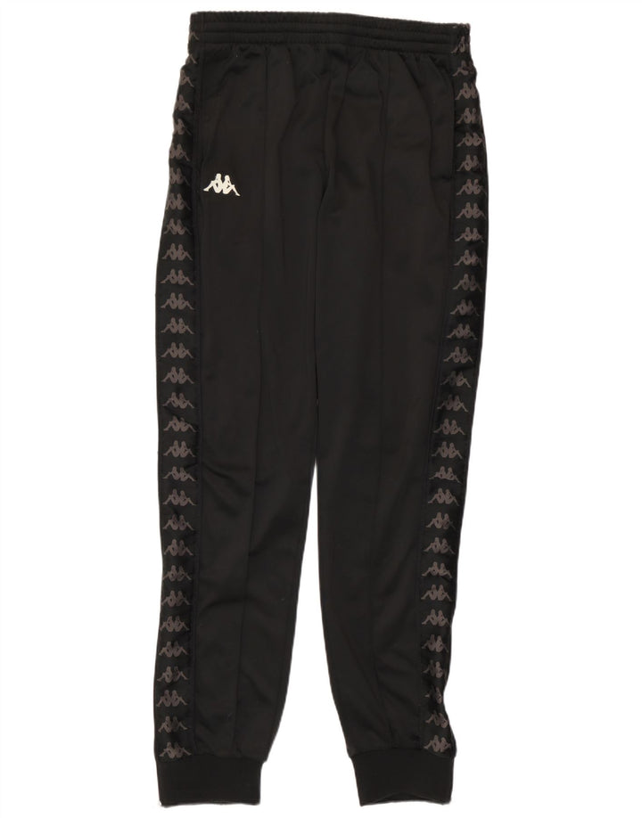 Calça de treino masculina Kappa Graphic Joggers médio preto
