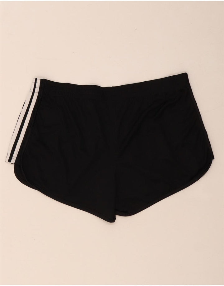 Shorts esportivos femininos ADIDAS UK 16/18 grande poliéster preto