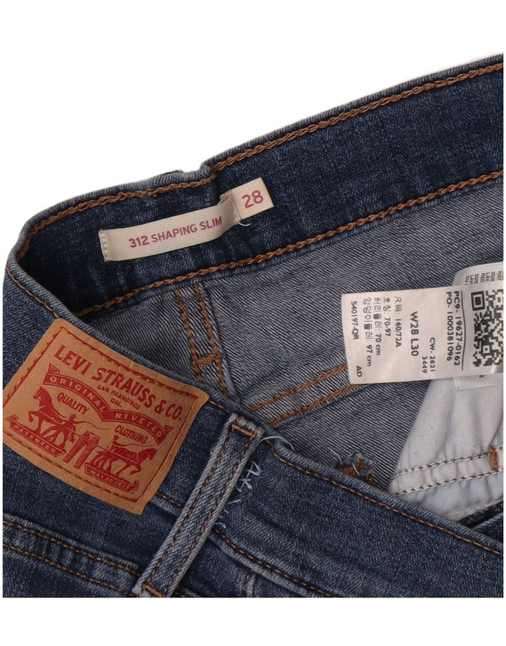 Calça jeans feminina Levi's 312 Shaping Slim W28 L30 Azul