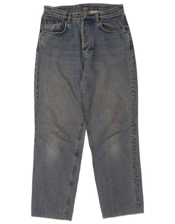 Calça jeans reta masculina Calvin Klein W30 L29 algodão azul