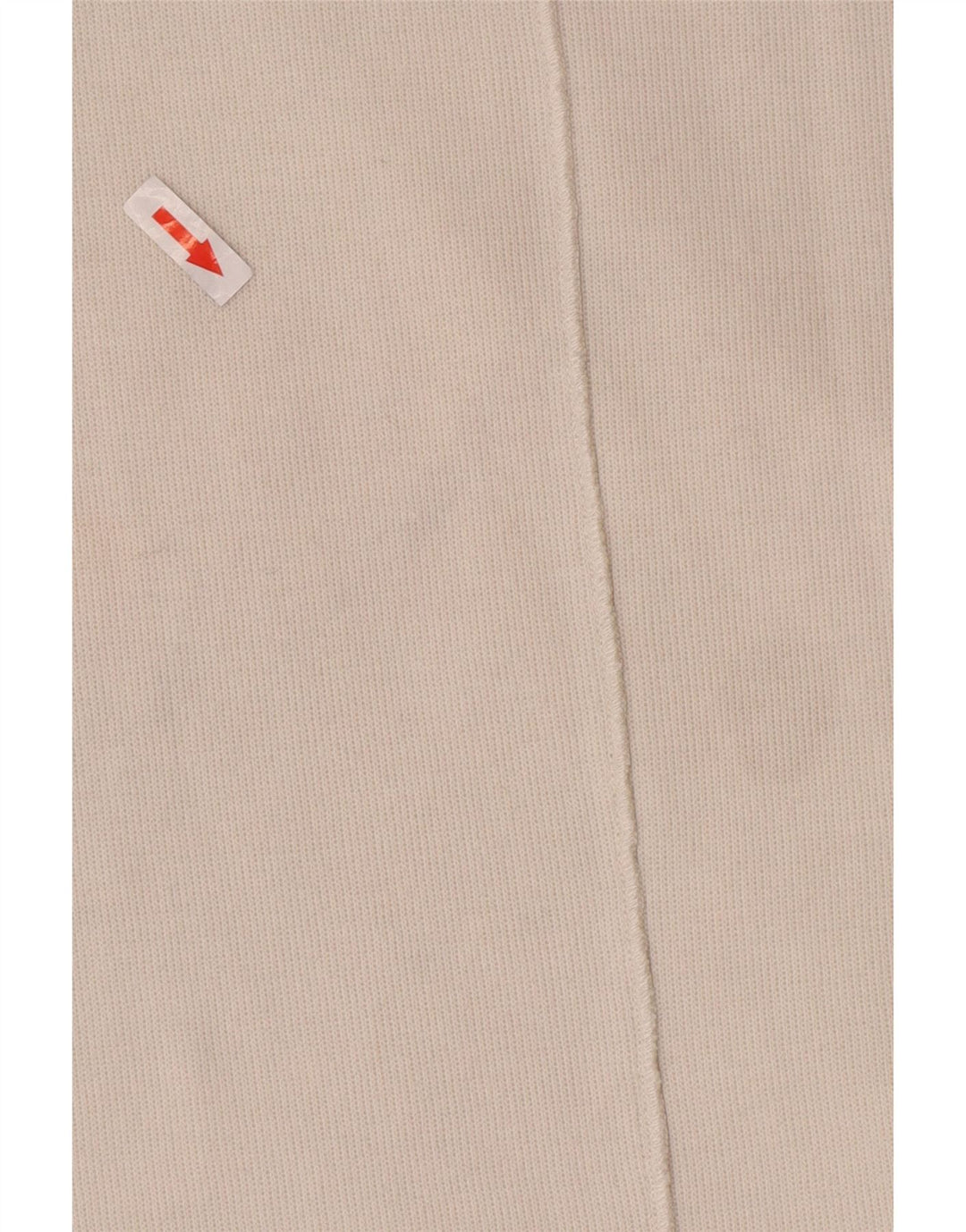 Top feminino Zara manga comprida UK 14 algodão branco médio