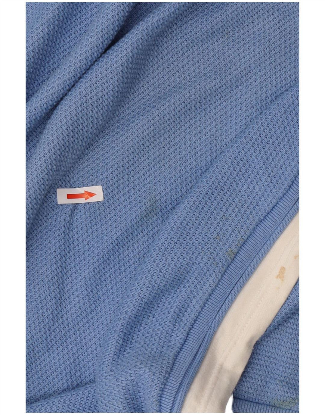 Suéter masculino Zara com gola redonda e algodão grande azul colorido