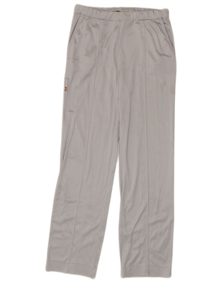 Ellesse Calça de treino masculina pequena cinza