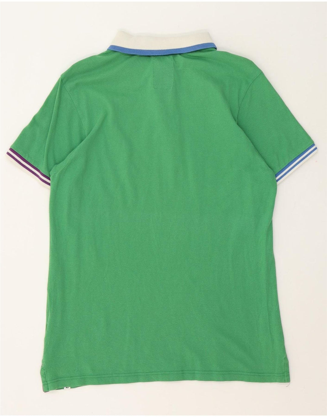 Camisa polo masculina de rugby North Sails grande listrada verde