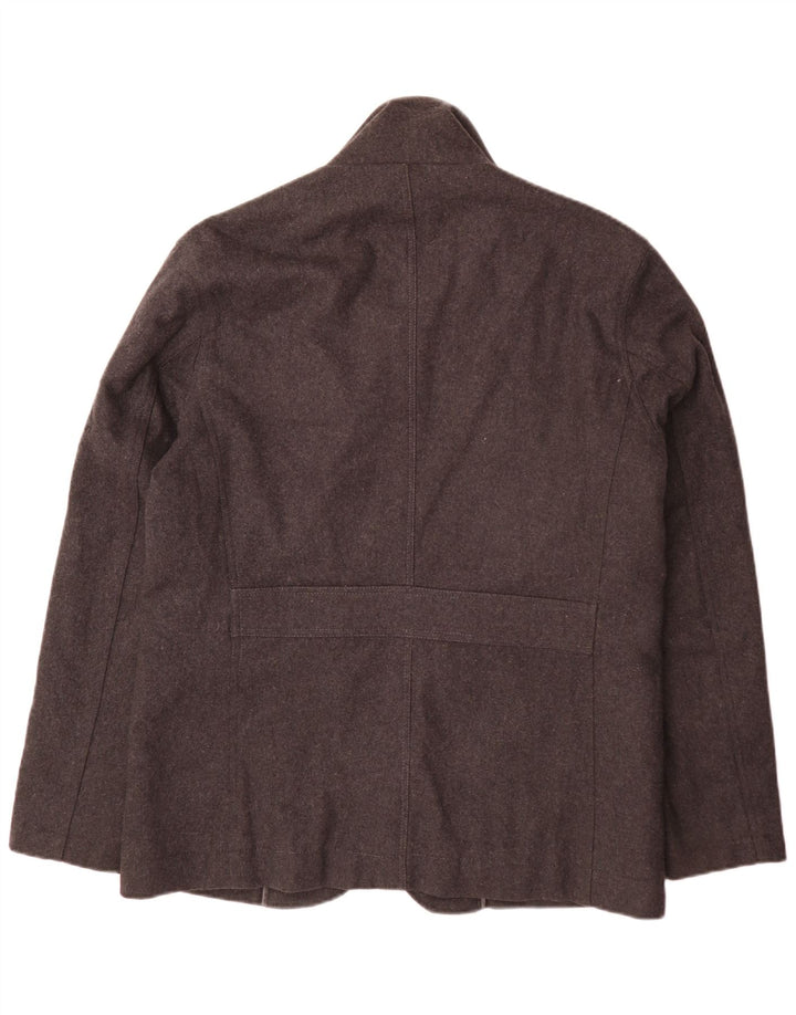 Jaqueta utilitária masculina Calvin Klein UK 44 2XL lã cinza