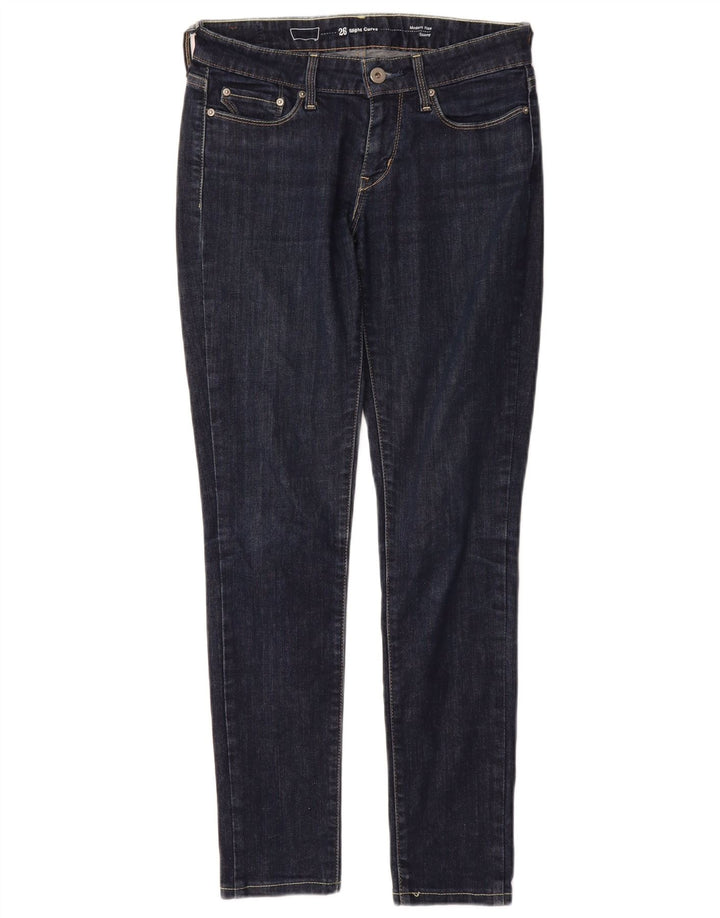 Calça jeans feminina LEVI'S Slight Curve Modern Rise Skinny W26 L29 Azul marinho