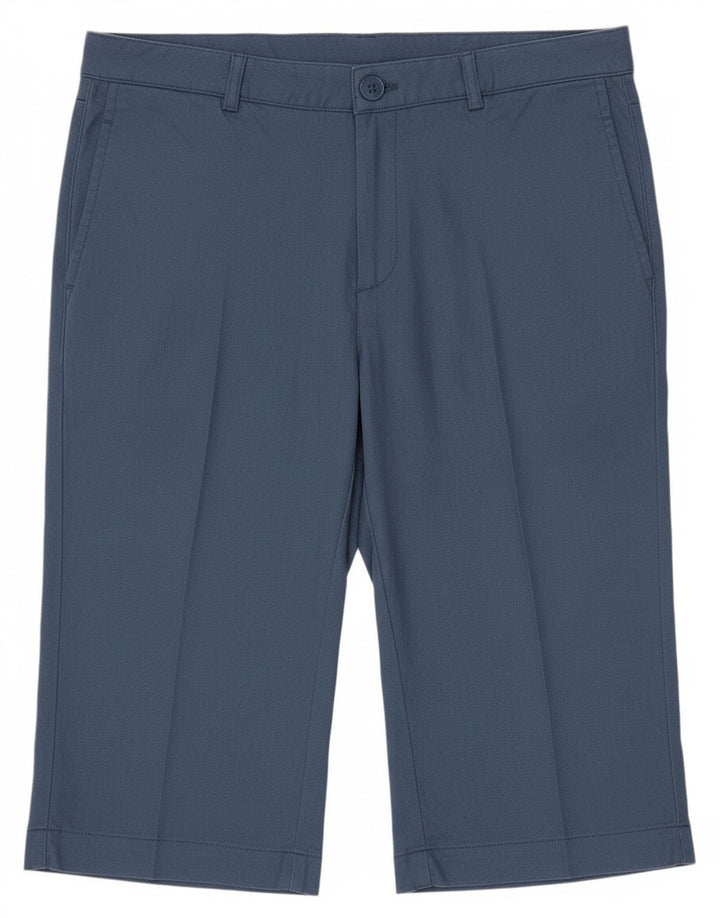 Calça capri feminina Fila UK 16 grande W36 L17 azul marinho poliamida