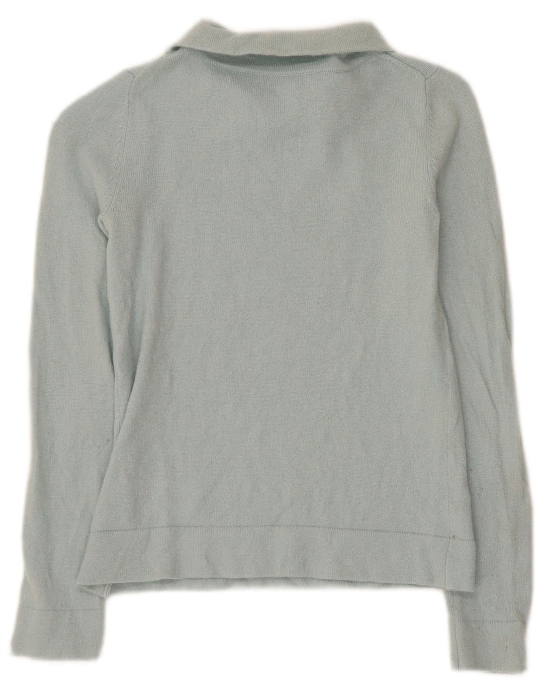 Suéter feminino Hobbs com gola redonda e gola redonda UK 4 XS lã azul