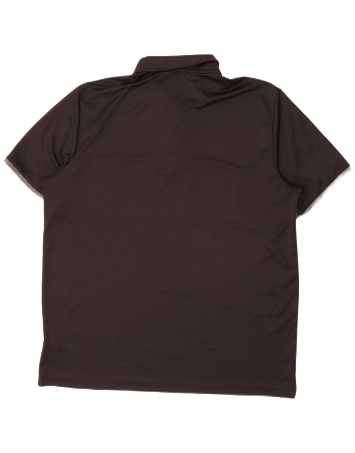 Adidas Mens Primegreen Polo Shirt XL Preto Listrado Poliéster
