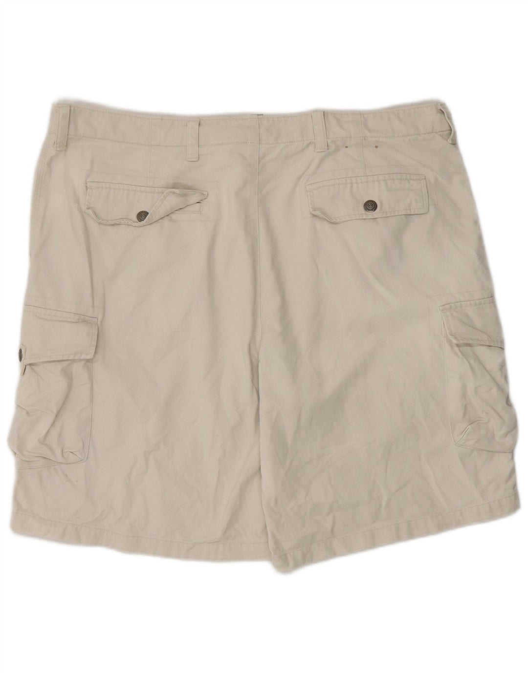 Shorts cargo masculino Izod W40 XL algodão bege