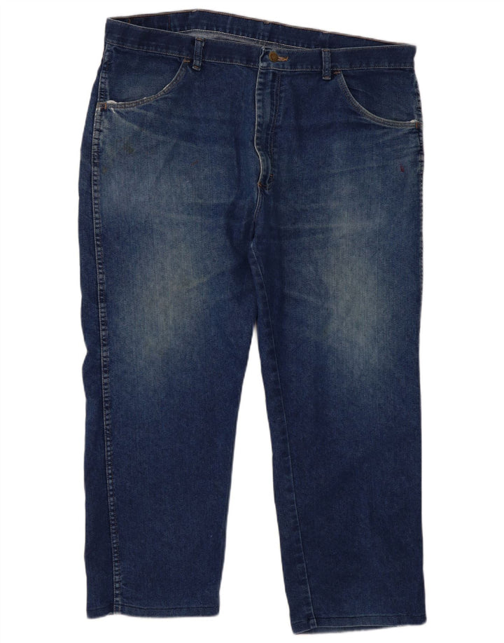 Wrangler feminino regular fit jeans reto W40 L29 algodão azul