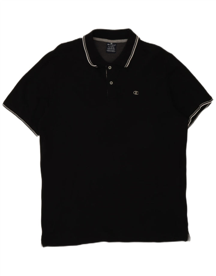 Camisa polo masculina Champion XL algodão preto