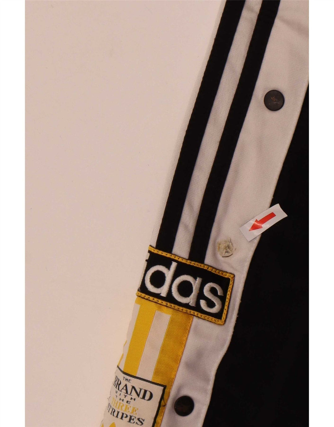 Calça de treino masculina Adidas Graphic, médio preto colorblock poliéster
