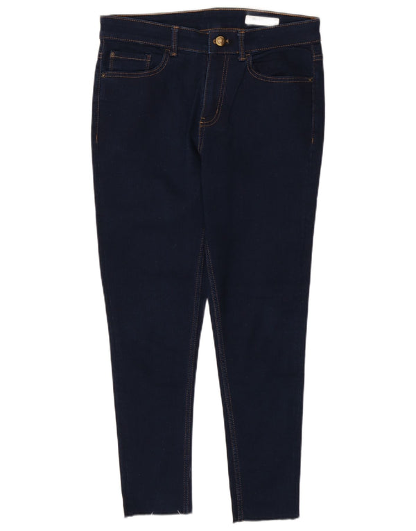 Marks & Spencer Feminino The Ivy Skinny Jeans Reino Unido 12 Médio W30 L25 Azul Marinho