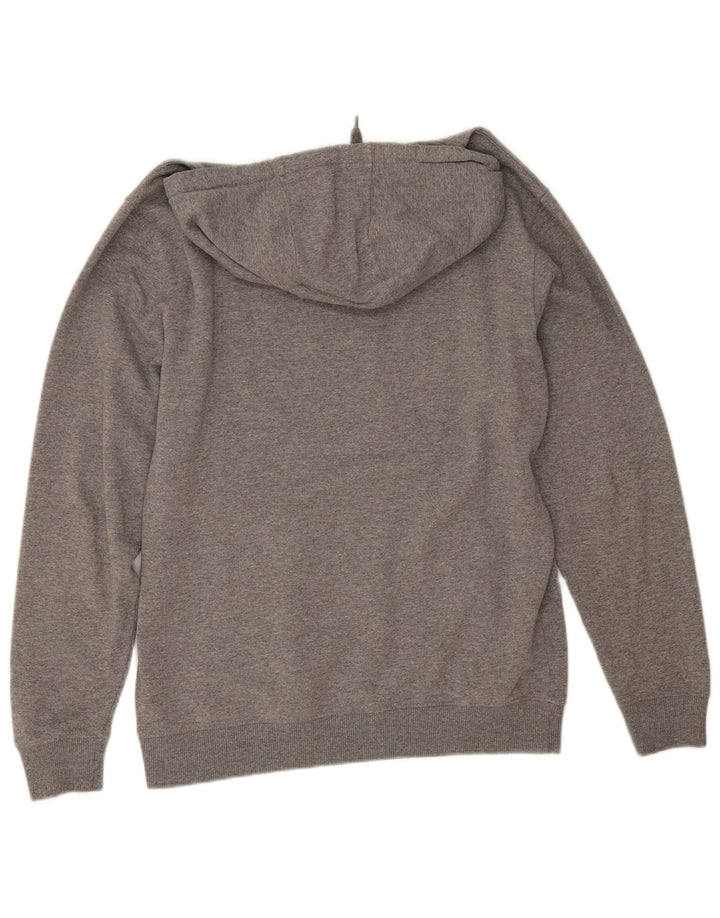Vans masculino gráfico moletom com capuz pequeno algodão cinza
