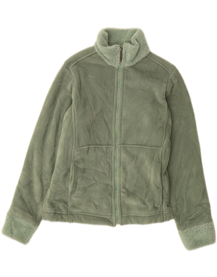 Jaqueta feminina Sherpa Patagonia UK 10 poliéster verde pequeno