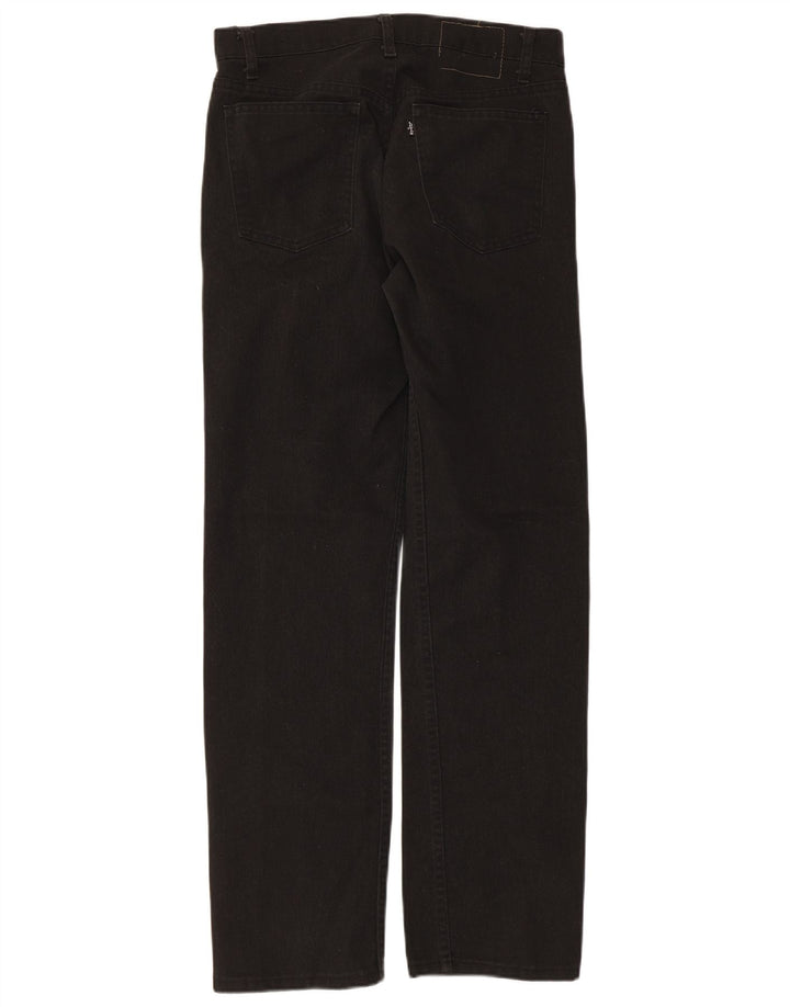 Calça jeans reta masculina Levi's W31 L32 preta