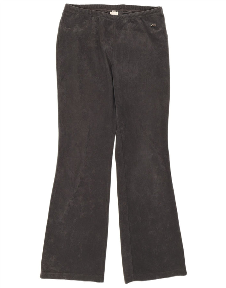 Calça de treino feminina ASICS Velour UK 14 cinza médio