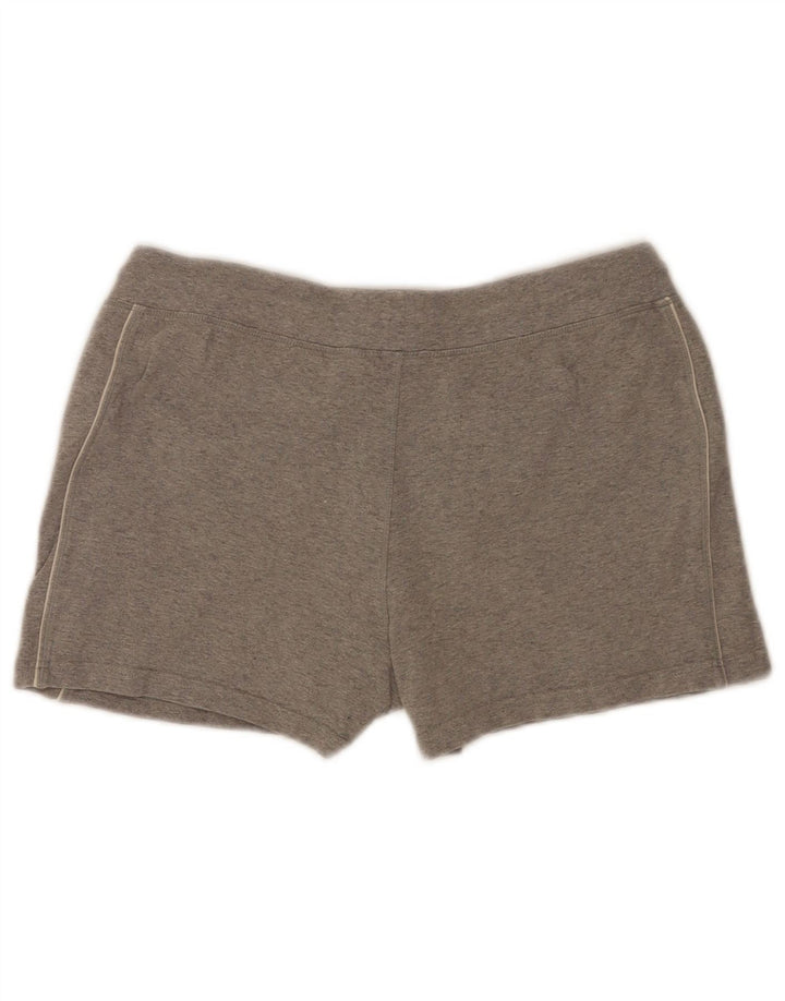 Shorts esportivos regulares femininos Nike UK 10/12 cinza médio