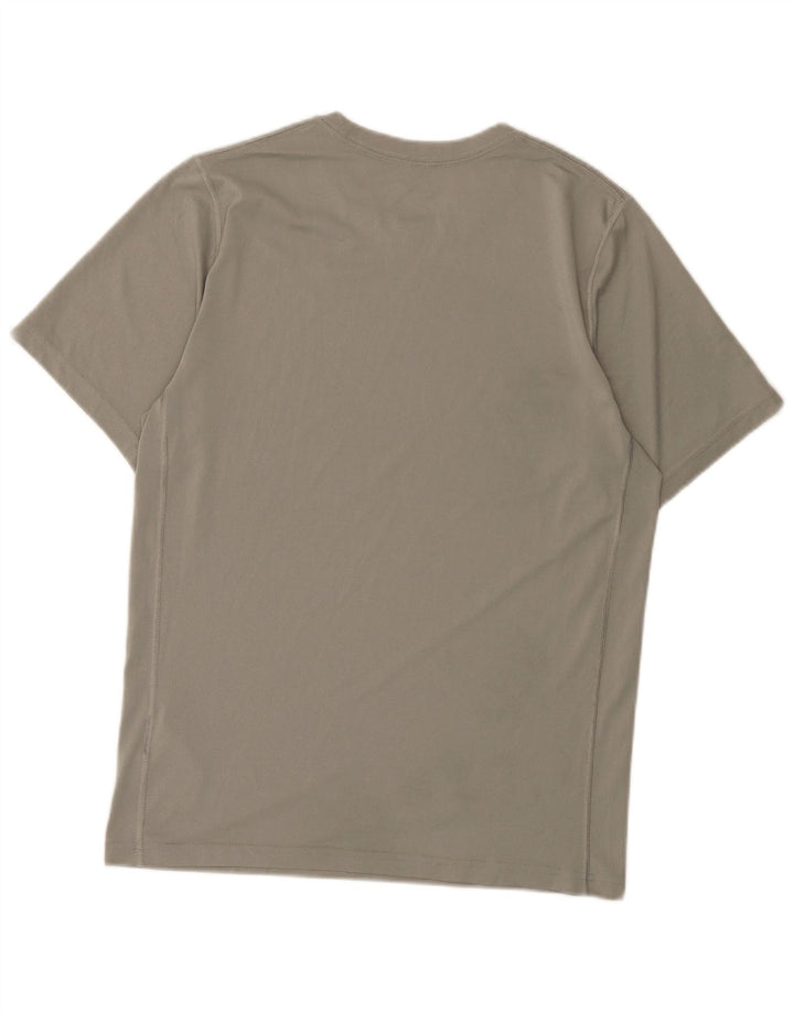 Camiseta Nike Masculina Dri Fit Top Pequena Cinza Poliéster