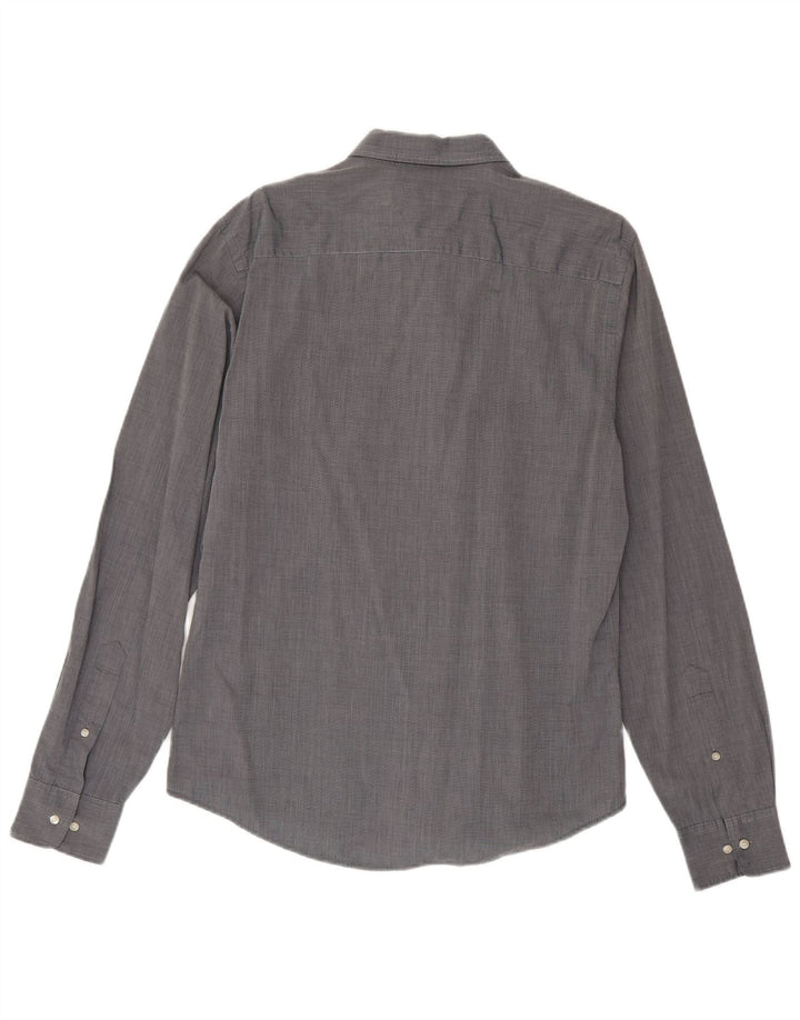 Camisa masculina Slim Fit Murphy & Nye grande cinza