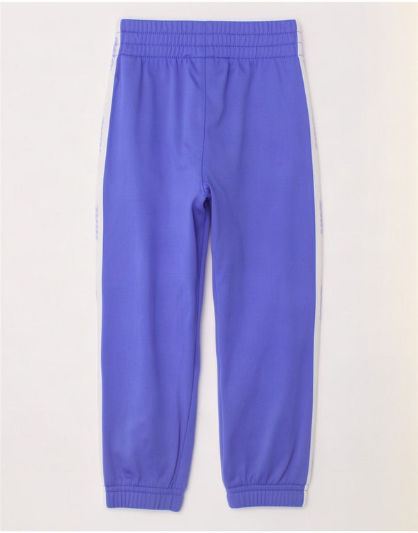 Nike Girls Graphic Tracksuit Calças Joggers 2-3 Anos Roxo Colorblock