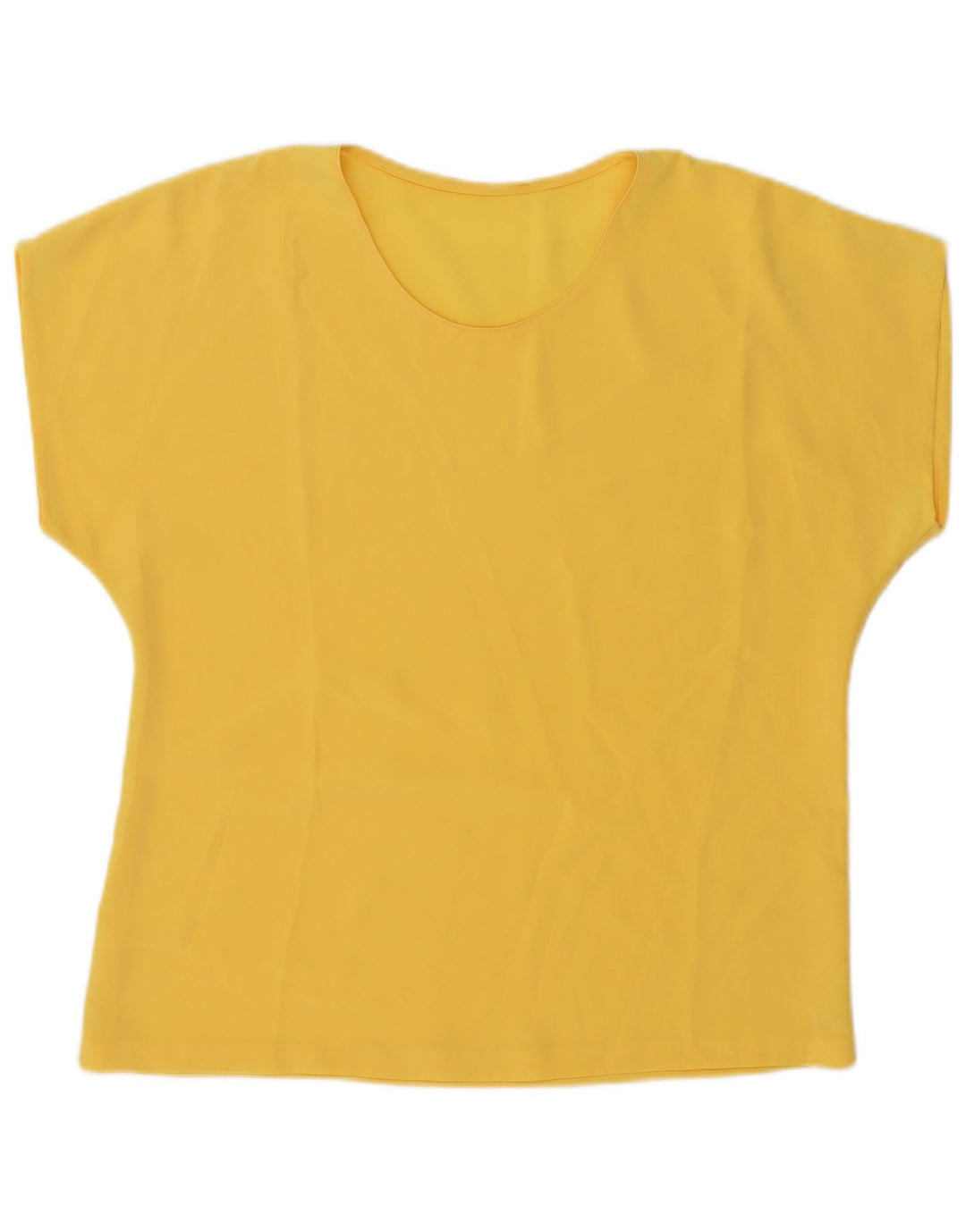 Blusa feminina vintage UK 20 2XL amarela