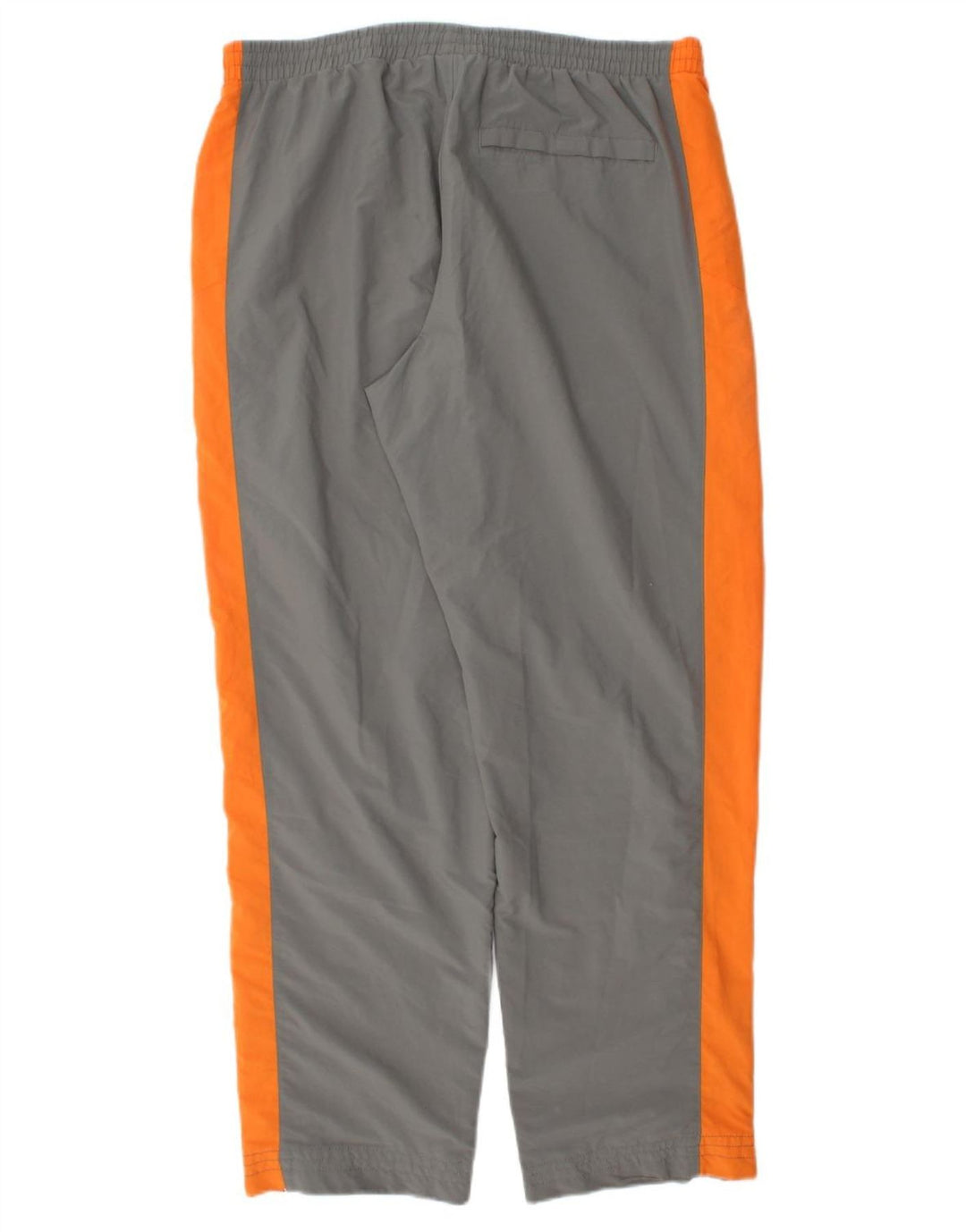 Calças de treino masculinas ADIDAS UK 40/42 cinza médio colorblock poliéster