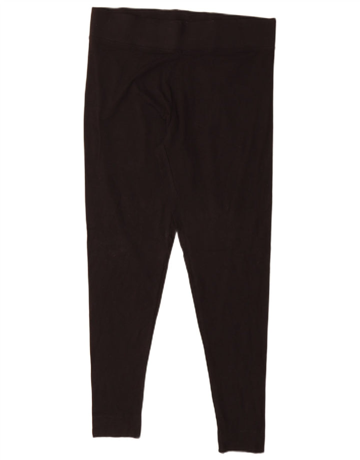 Leggings femininos Marks & Spencer UK 14 grandes viscose preta